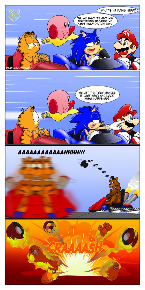 Go Kart Riders

#Garfield #MarioKartWorld #SonicRacingCrossWorlds #KirbyAirRiders #fivenightsatfreeddys