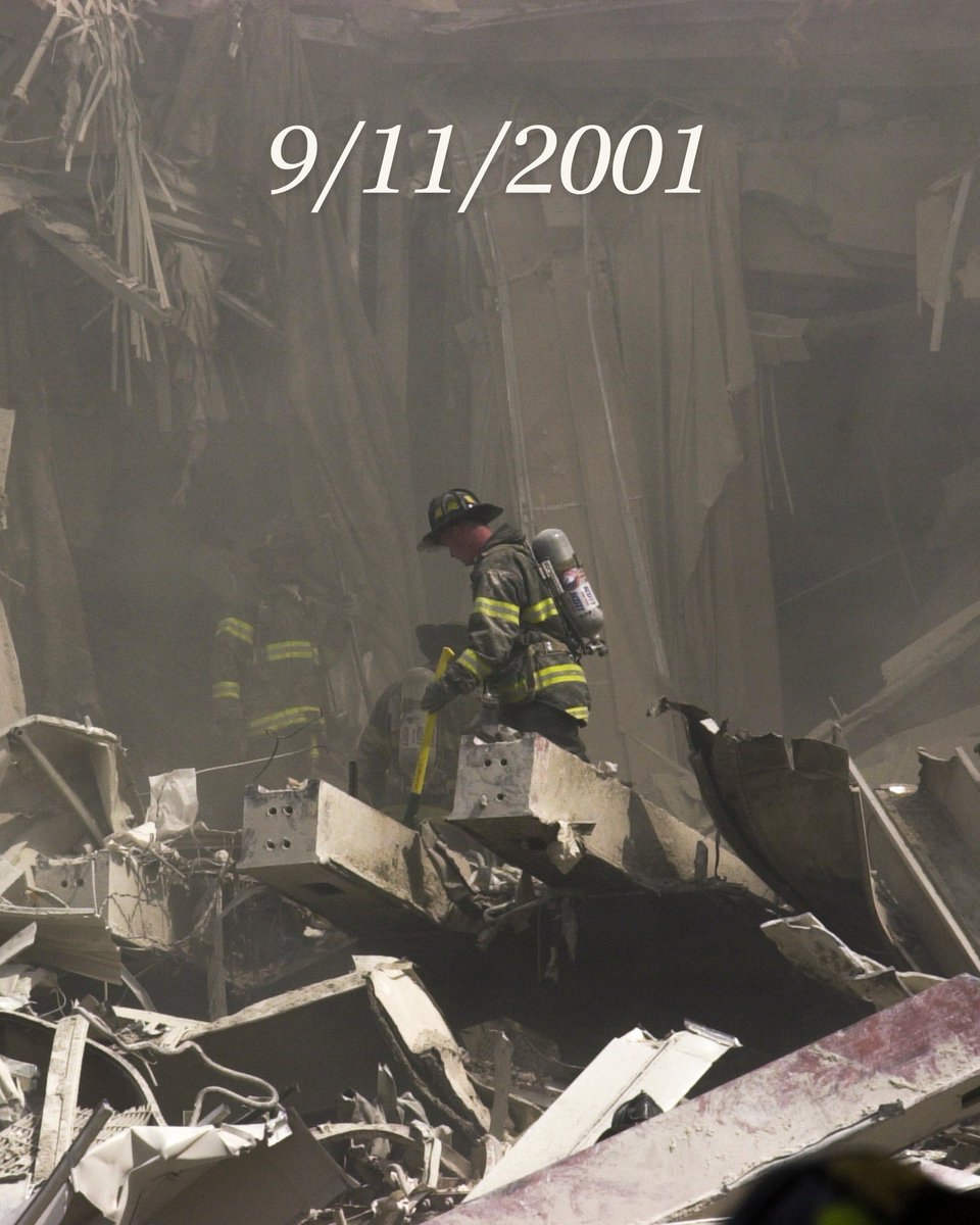 realDailyWire's tweet image. 24 years ago today, America changed forever.

We remember those who tragically lost their lives on September 11, 2001.

9/11 was a direct assault on American freedom, the American spirit, and the values we hold dear.

We will never forget.