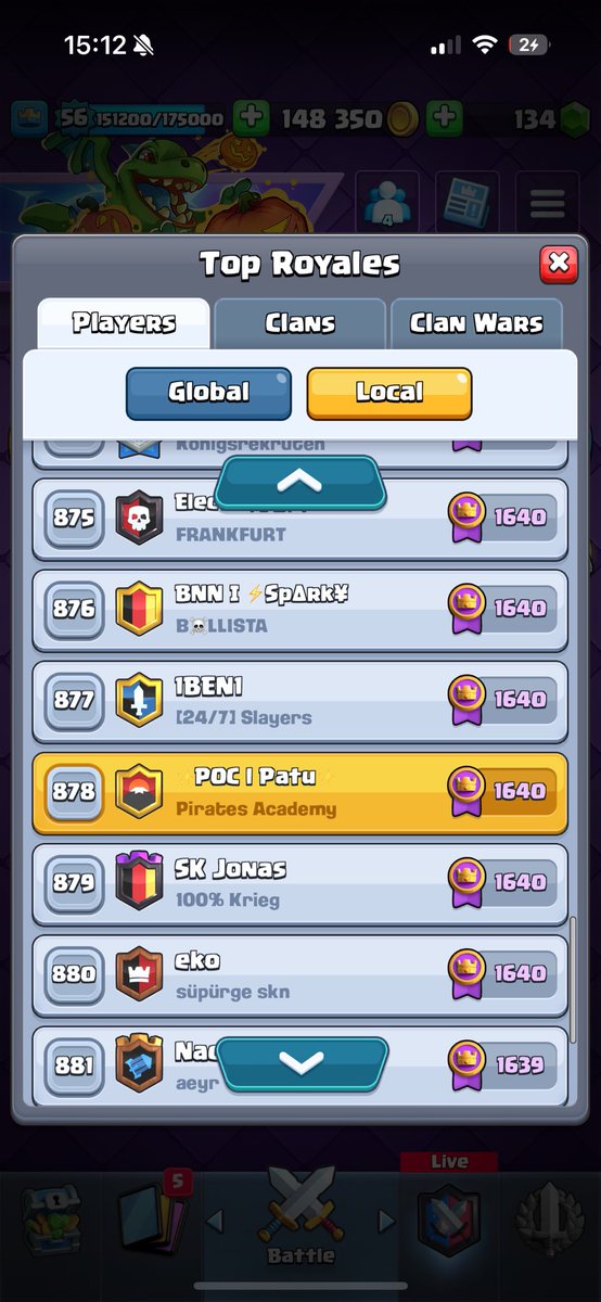 ElevatePatu's tweet photo. Looking for a clan for cw with rewards 
Back grinding https://t.co/Na4gjRbXnx