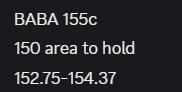 RapidTrading's tweet photo. $BABA Another great idea pon fantastic chart setup. A+ play again.

$BABA 155c 185%

$BABA Our target 154.3 

https://t.co/oMl5G7EwDf https://t.co/citSRb2a1H