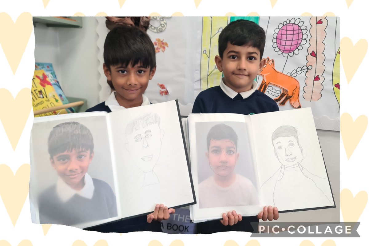 MrsFojdar_AMPA's tweet photo. Artists in the making. Year 2 have worked incredibly hard. Look at their amazing portraits!
@anianimates https://t.co/KkOnMHALlD