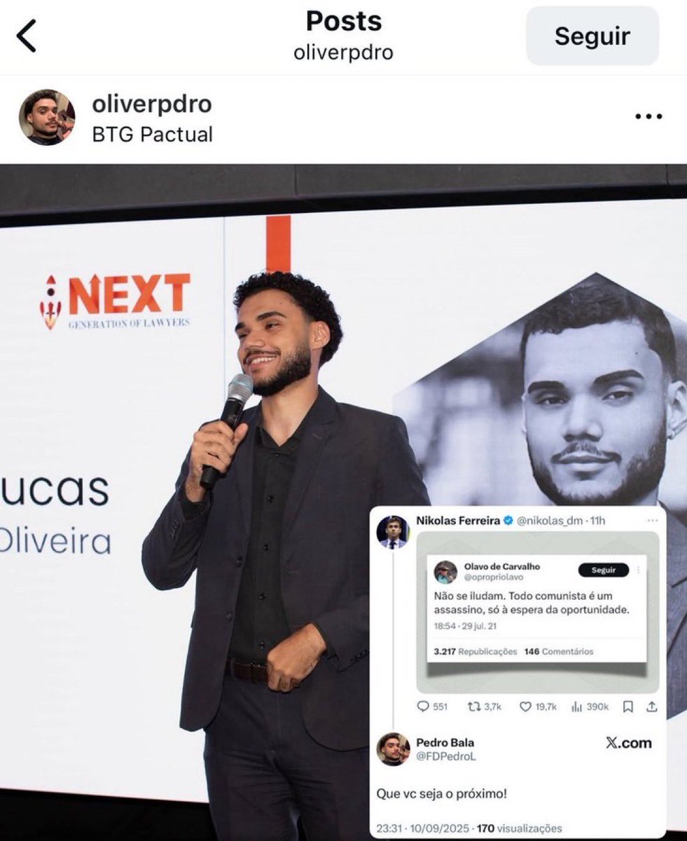 Madeleine Lacsko (@madeleinelacsko) on Twitter photo Quem leu meu livro "Cancelando o Cancelamento", de 2023, viu o alerta sobre extremismo dentro de empresas.
Olha essa do <a href="/BTGPactual/">BTG Pactual</a>
Não seria momento de rever se o departamento de marketing está fazendo marketing ou promovendo uma seita assassina que finge ser inclusiva? Quem leu meu livro "Cancelando o Cancelamento", de 2023, viu o alerta sobre extremismo dentro de empresas.
Olha essa do <a href="/BTGPactual/">BTG Pactual</a>
Não seria momento de rever se o departamento de marketing está fazendo marketing ou promovendo uma seita assassina que finge ser inclusiva?