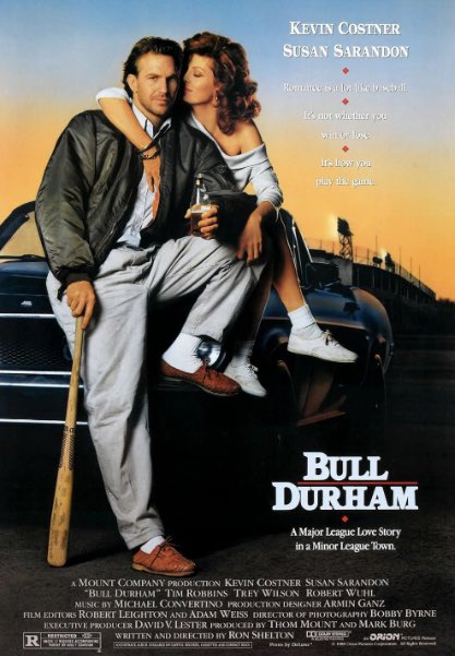 This week New guest <a href="/DWLundberg/">NostalgiaCast / Back To Bluey</a> joins us to explore the sexy baseball love triangle #BullDurham! Get making-of info, learn a bit about minor league baseball and the careers of Kevin Costner and Susan Sarandon, and get our double feature recommendations! everyromcom.com/podcast-1/epis…