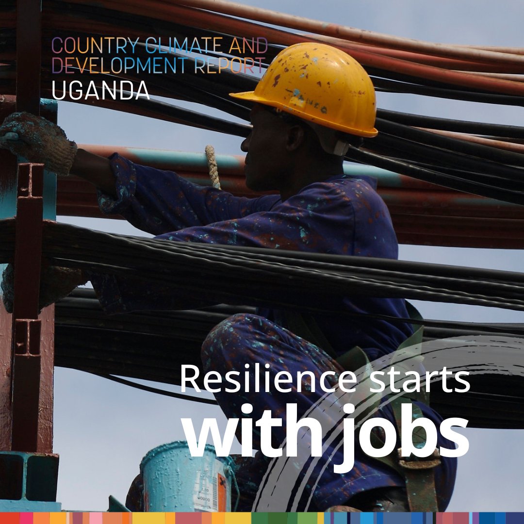 #Uganda’s young people are the engine of change! With the right investments, they can power climate positive jobs and drive the nation to upper-middle-income status by 2040. Discover how in the new #UgandaCCDR report 👉 wrld.bg/ABF750WVbRs #ClimateAndDevelopment