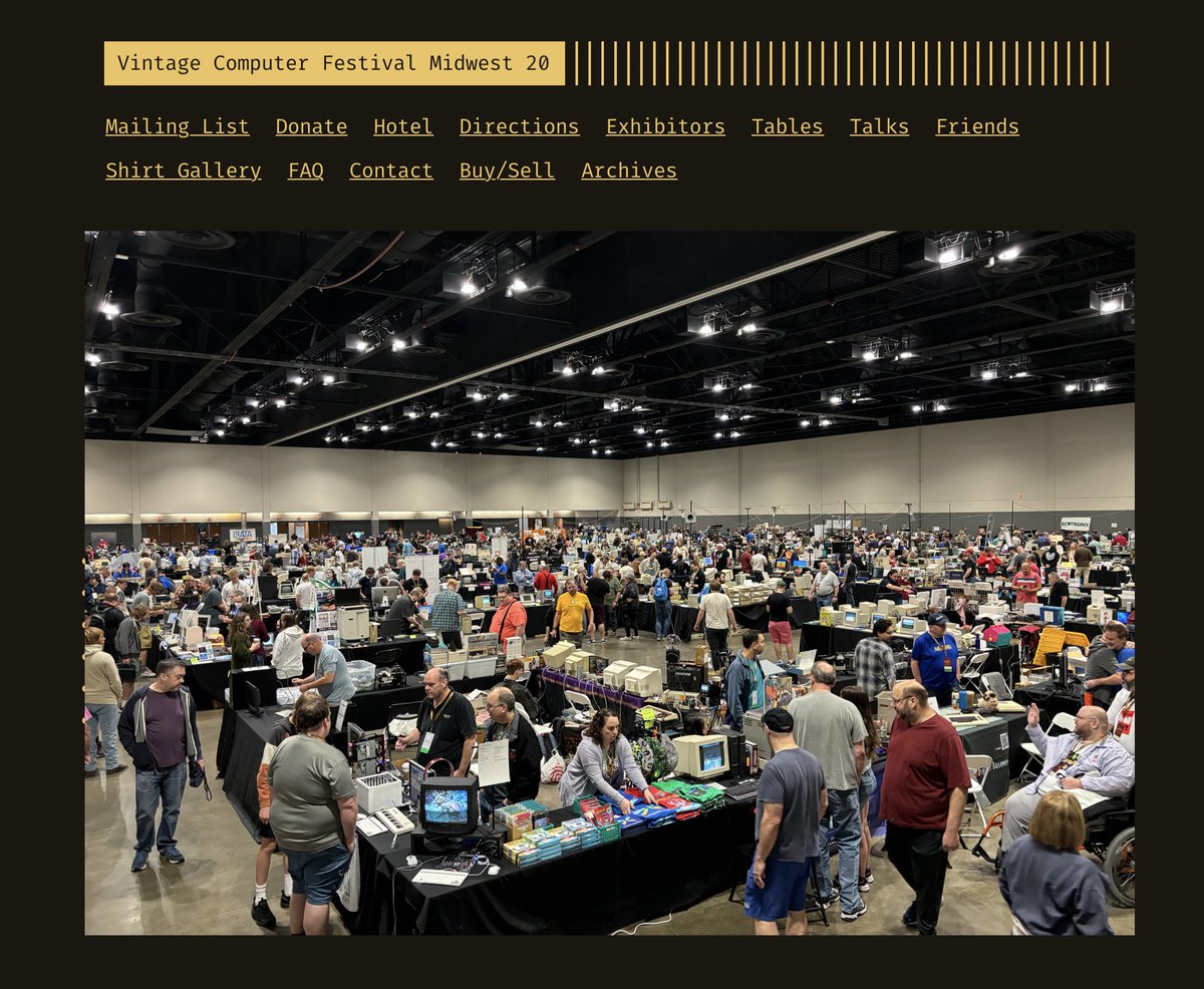 ClassicII_MrMac's tweet image. 🚨#VCFMW20 IS THIS WEEKEND!🚨

Join us on September 13–14, 2025 at the Schaumburg Convention Center in Illinois. The @vcfmidwest show is the largest gathering of vintage computer enthusiasts in the world!

Admission is FREE! Plus this year&apos;s show is even BIGGER than last year🥹