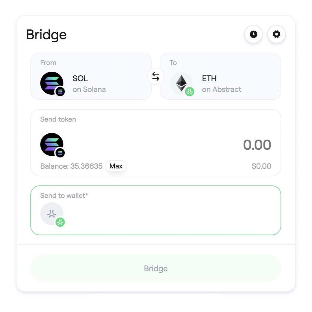 Ready to experience consumer crypto?

Effortlessly get started on Abstract with our official bridge.

Just a few clicks and you're in: bridge.abs.xyz