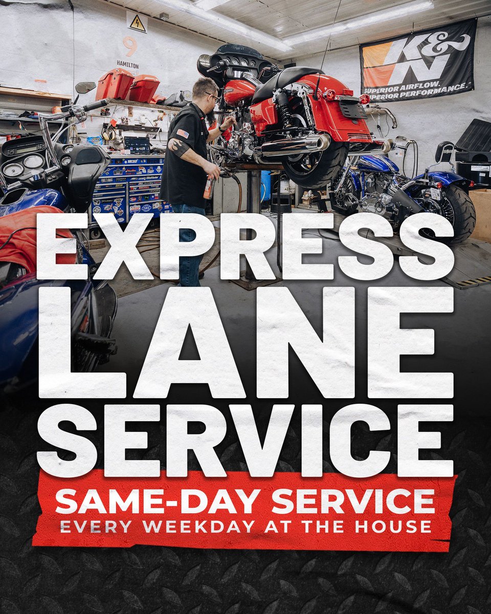 houseofharleywi's tweet image. 🚫 No appointment? No problem! 🚫
 
🏍 There’s still plenty of riding season left in #WI.
 
Don’t let routine #maintenance slow you down!
 
✔ #Oilchanges
✔ #Tires
✔ Batteries
✔ Accessories
 
📅 Mon - Fri | 9 AM - 4 PM
🔗 houseofharleydavidson.com