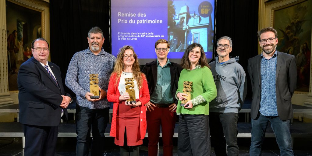 Prix du patrimoine🏆| Le 6 septembre, la Ville a remis des Prix du patrimoine soulignant des initiatives remarquables en matière de conservation, de mise en valeur et de transmission, dans le cadre du forum Mon patrimoine à cœur : une île, son histoire. ➡bit.ly/3VJl3Jr