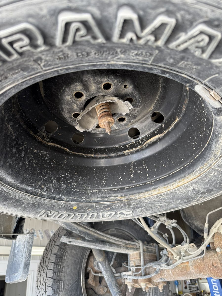 “Check the pressure of the spare tire for my road trip while you’re at it.”

- The Spare Tire -