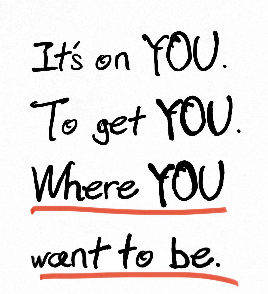 It’s On You

The hardest truth to accept is also the most freeing:
No one is coming to save you.

Your goals, your dreams, your future—it’s all on you.

Yes, you can have mentors, friends, and resources. But at the end of the day:

No one else will wake up early for you.
No one