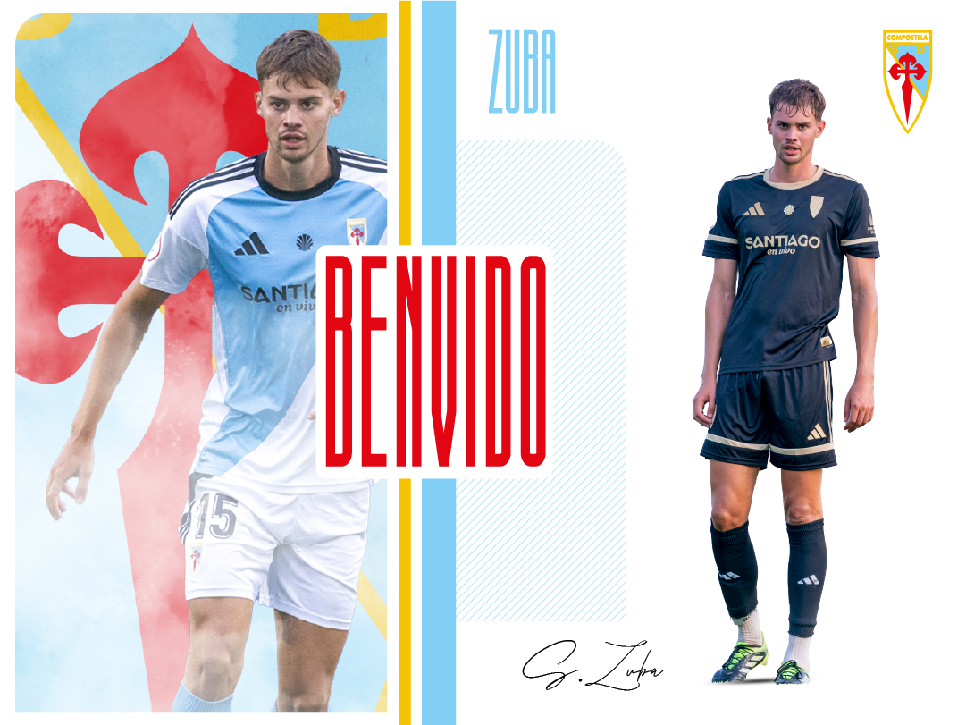 ✍️🩵🤍
📣 Zuba, novo reforzo para a defensa do Compos

🤝 O central croata de 21 anos, tras superar o período de proba, firma ata final de tempada

𝐙𝐮𝐛𝐚 🩵🤍

✍️ sdcompostela.com/gl/2025/09/11/…

#BenvidoZuba