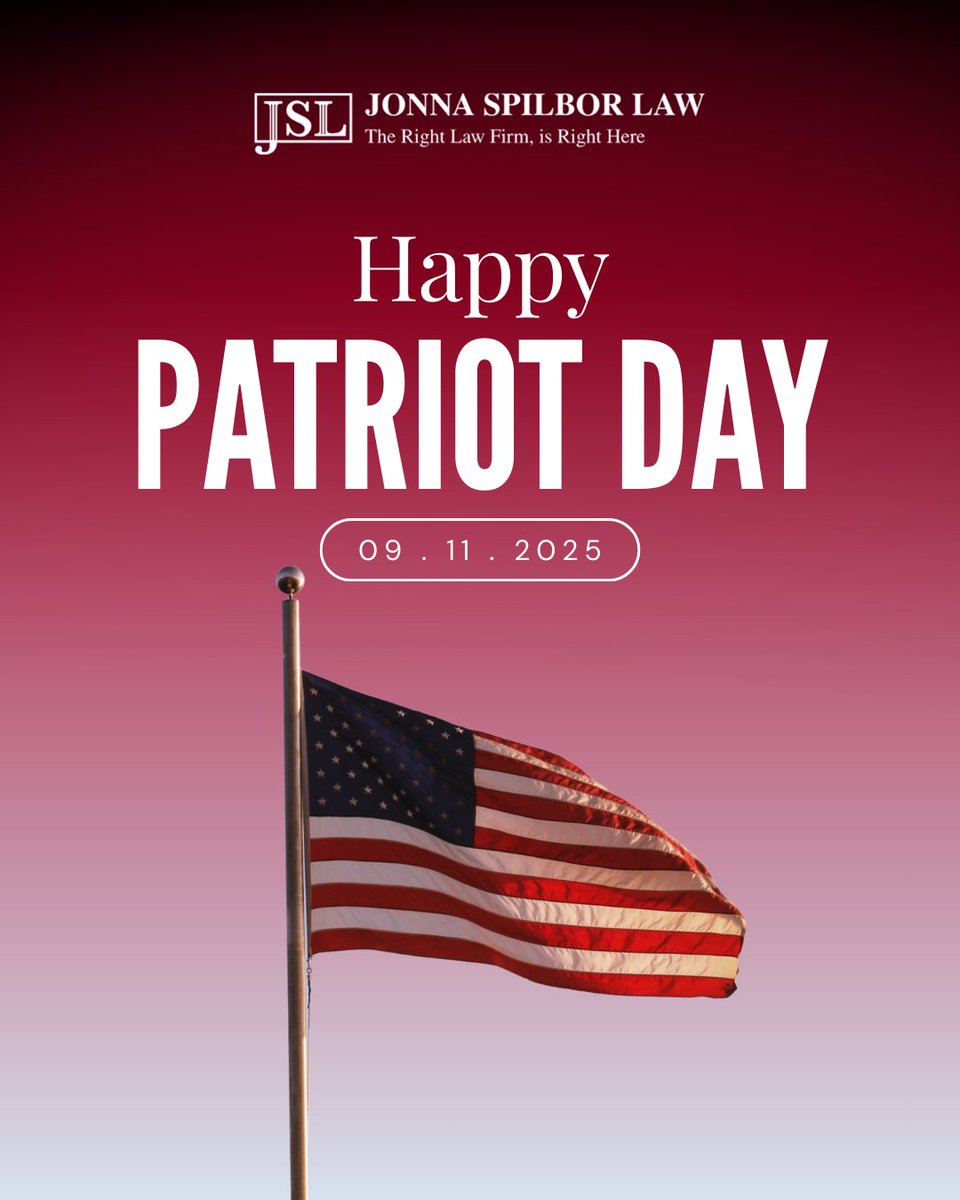 jonnaspilborlaw's tweet image. Some wore uniforms.
Some wore suits.
Some were just in the right place with the right heart.

On this Patriot Day, we honor every hero, known and unknown, who answered the call.

#JonnaSpilborLaw #AttorneyAtLaw #PatriotDay2025 #NeverForget #September11 #Honor911 #UnitedWeStand…