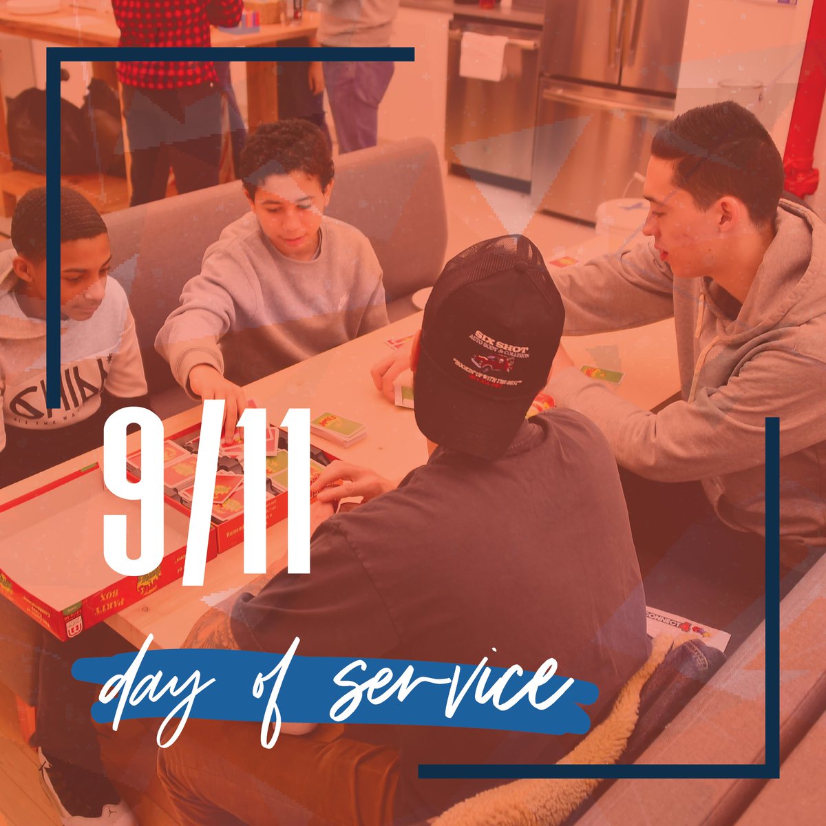 Today we honor lives lost on 9/11 and those who supported the rebuilding. 

Channel that spirit of unity by contributing to your community through mentoring. 🤝❤️ 

Learn how to get involved at bit.ly/3uQi5Jf #911DayofService <a href="/Tuesdayschldrn/">Tuesday's Children</a>
