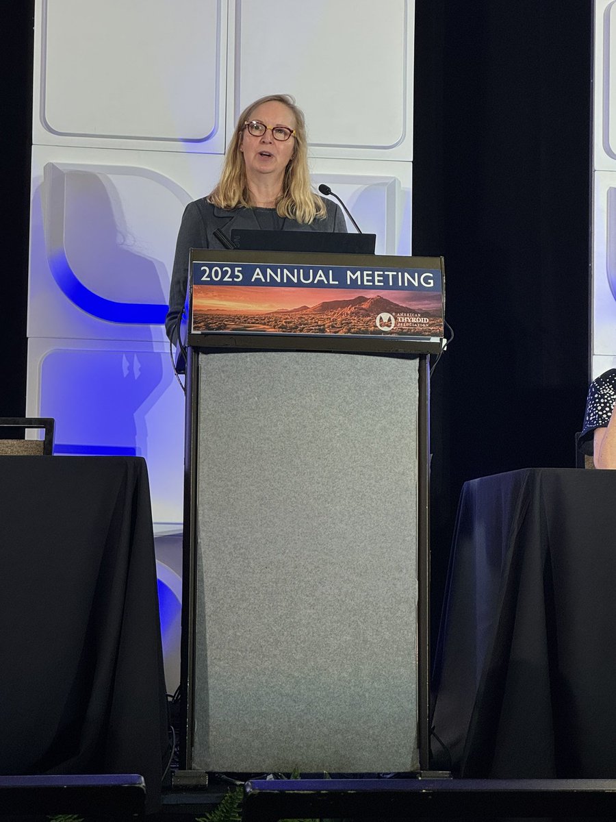 Great “Year in Thyroidology Review-Surgery” by my new partner <a href="/LouiseDaviesMD/">@louisedaviesmd</a> at <a href="/WiscSurgery/">UW-Madison Department of Surgery</a> <a href="/UWEndoSurg/">UW Endocrine Surgery</a> at #ATA2025 .  So thrilled to have you joining our team!