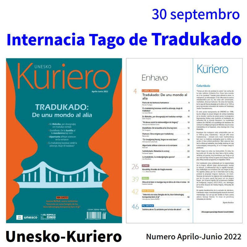 EsperantoMondo's tweet photo. Internacia Tago de Tradukado 
International Translation Day
Journée internationale de la traduction