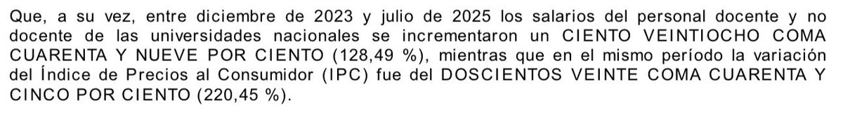 rindart's tweet photo. El salario del docente aumentó 128%. La inflación fue de 220%. 

Por eso vetamos (?????) https://t.co/aqkC0BHmIv
