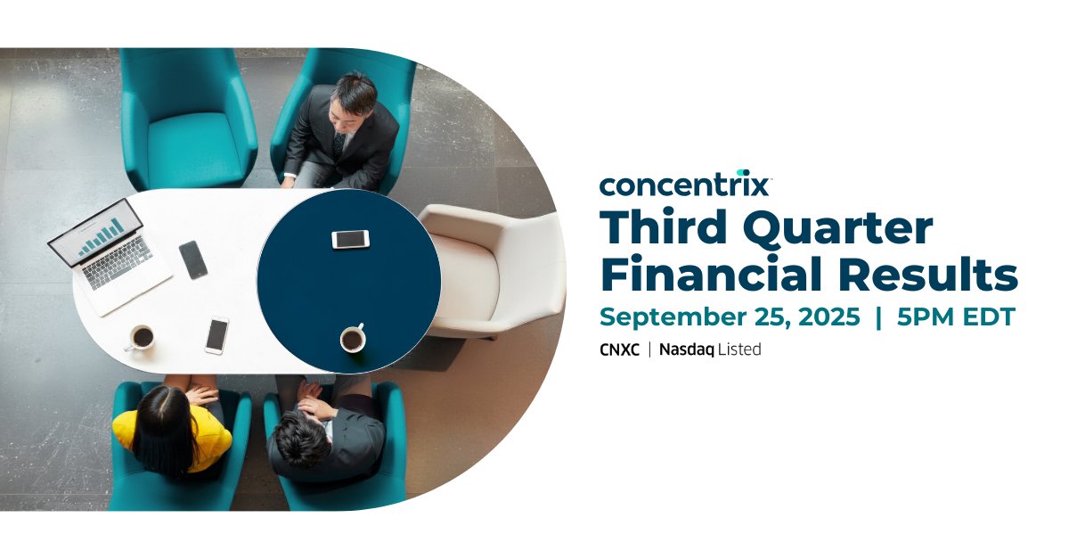 Concentrix (CNXC) will announce our fiscal third quarter 2025 financial results on September 25, 2025. We will host a live audio webcast of the earnings call on the same day at 5:00 pm, Eastern Time. cnx.li/HhHMO
