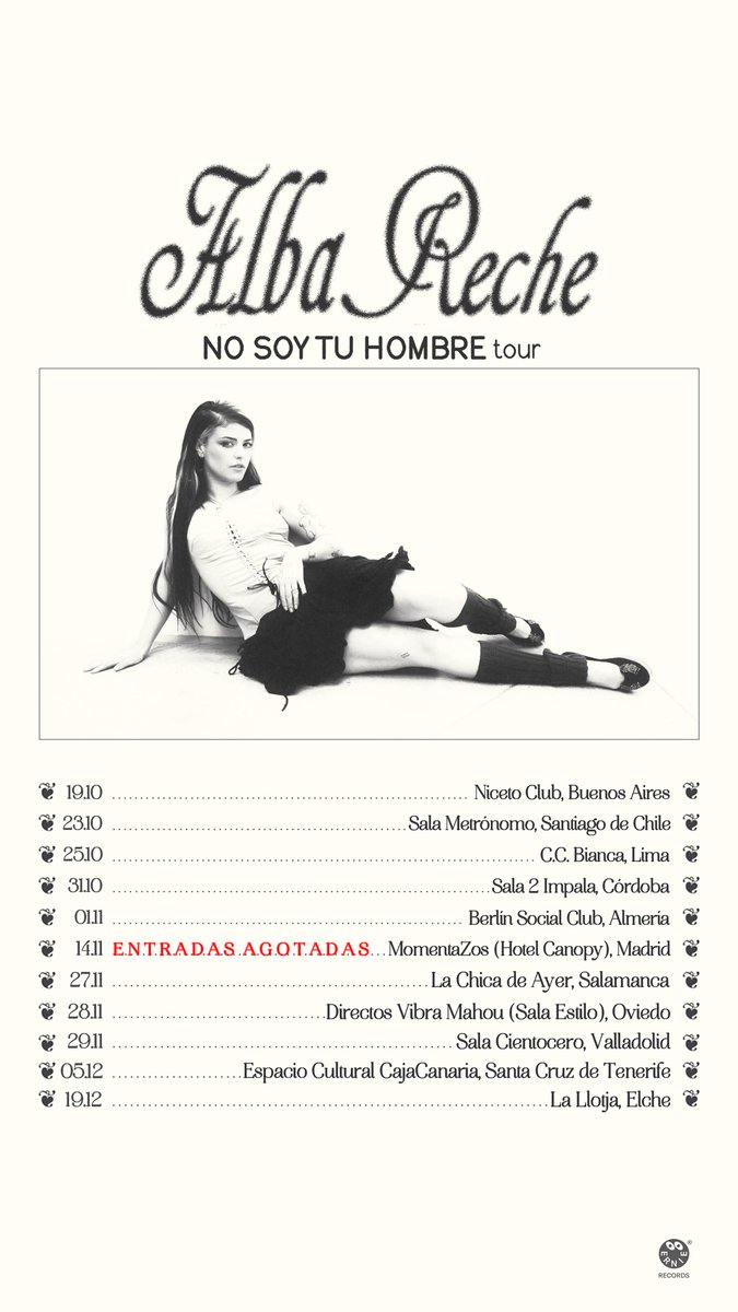 próximas fechas de Alba Reche ⬇️🧡