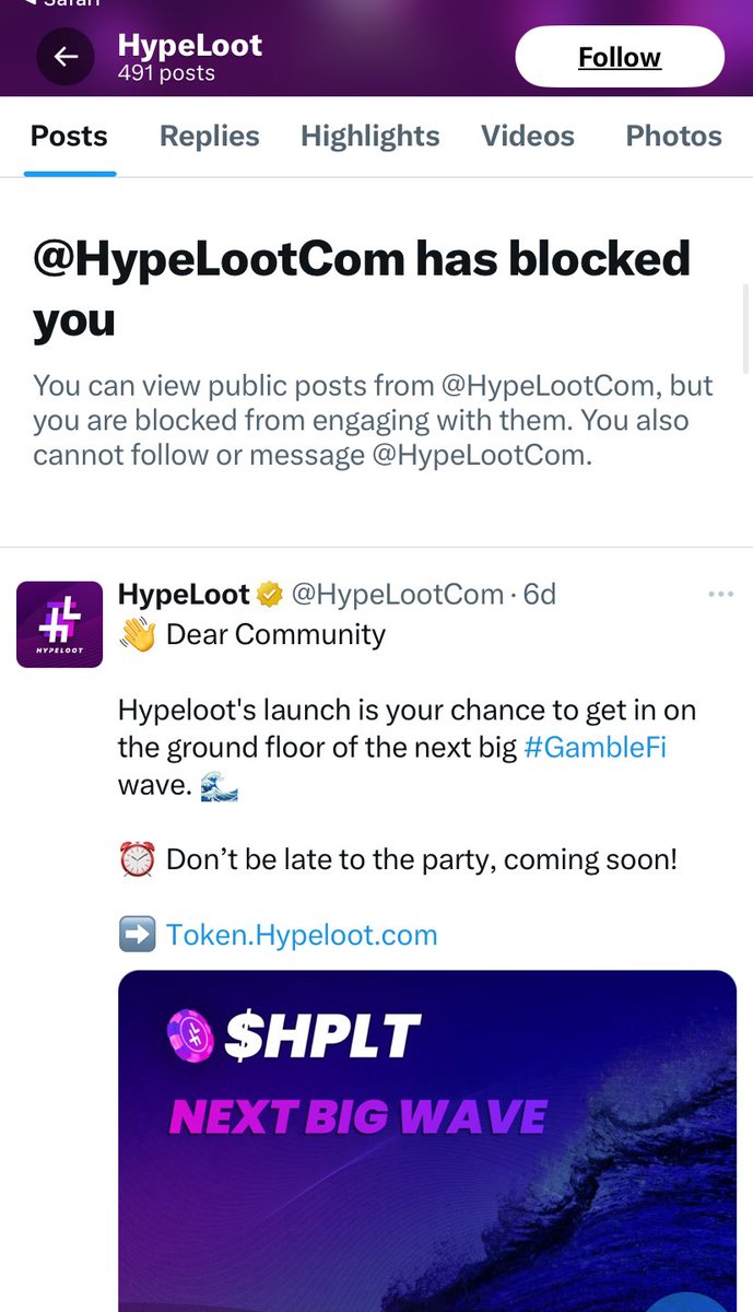 cryptofactory_'s tweet image. ⛔️⛔️BE AWARE OF THIS SCAMMERS @HypeLootCom @HyperlootChat 

Do not put your money into this scammer ! 

We are going to lodge a complaint against this scammer soon ! If you already lost your money DM us to be added to the list of complainants