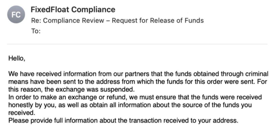 no kyc my ass...

bestchange.com/fixedfloat-exc…