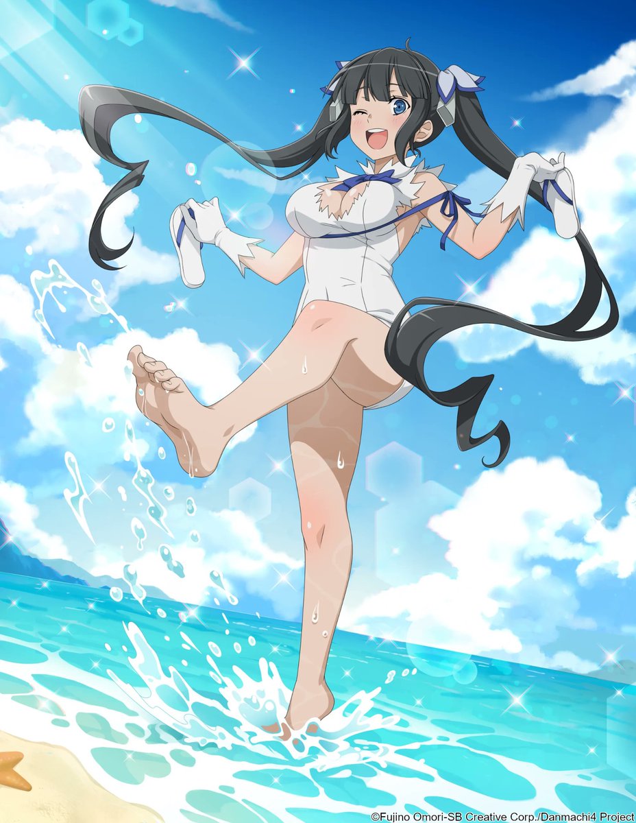 randomdude860's tweet photo. @oOoo0ooo4 How about Hestia petrified in the classic Mou double peace ahegao pose? https://t.co/WOX2FhGoVD