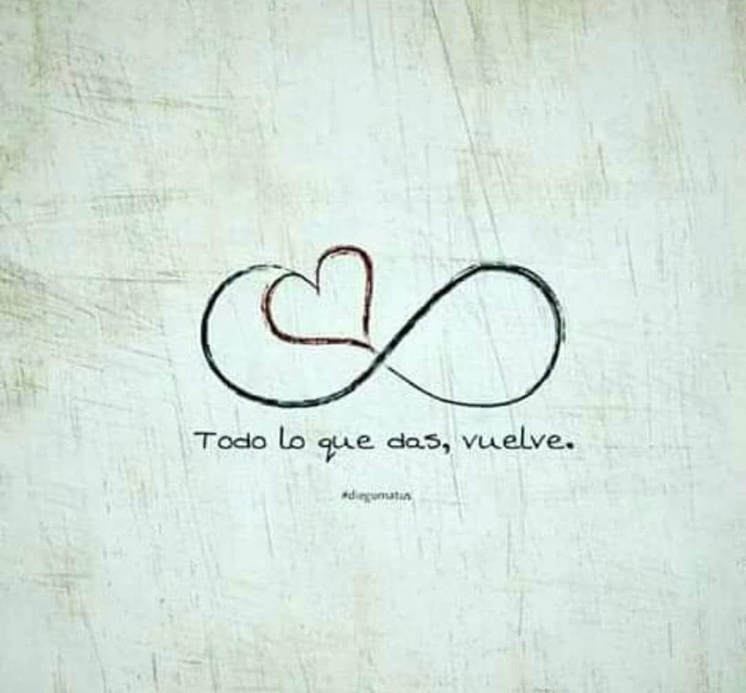 Da y no esperes nada a cambio. Cuando haya una recompensa, será una agradable sorpresa.Cariños MIL \0/