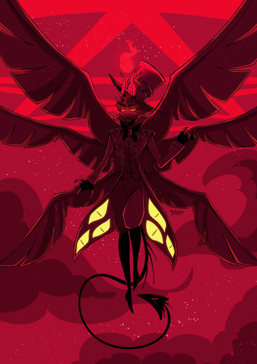 The golden angel is angry.
#Lucifer #HazbinHotel