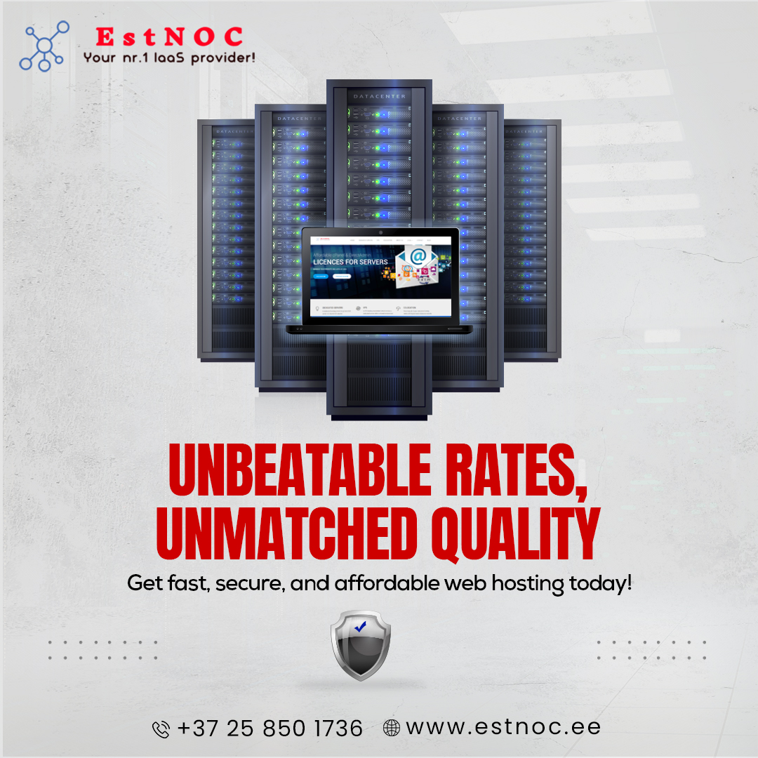 estnoc1's tweet image. 🚀 Power your business with ESTNOC! Fast, secure, and affordable web hosting that grows with you. 🌐✨
Visit now :- estnoc.ee
.
.
#estnoc #webhostingsolutions #VPS #CloudHosting #DedicatedServer #AffordableHosting #SecureHosting #FastWebHosting #BusinessHosting