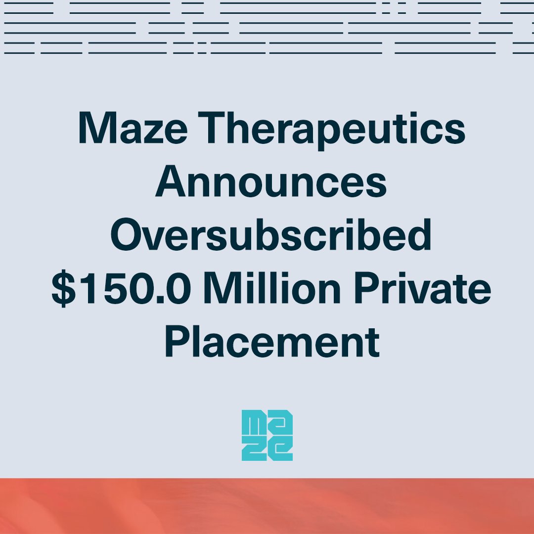 Maze Therapeutics tweet media