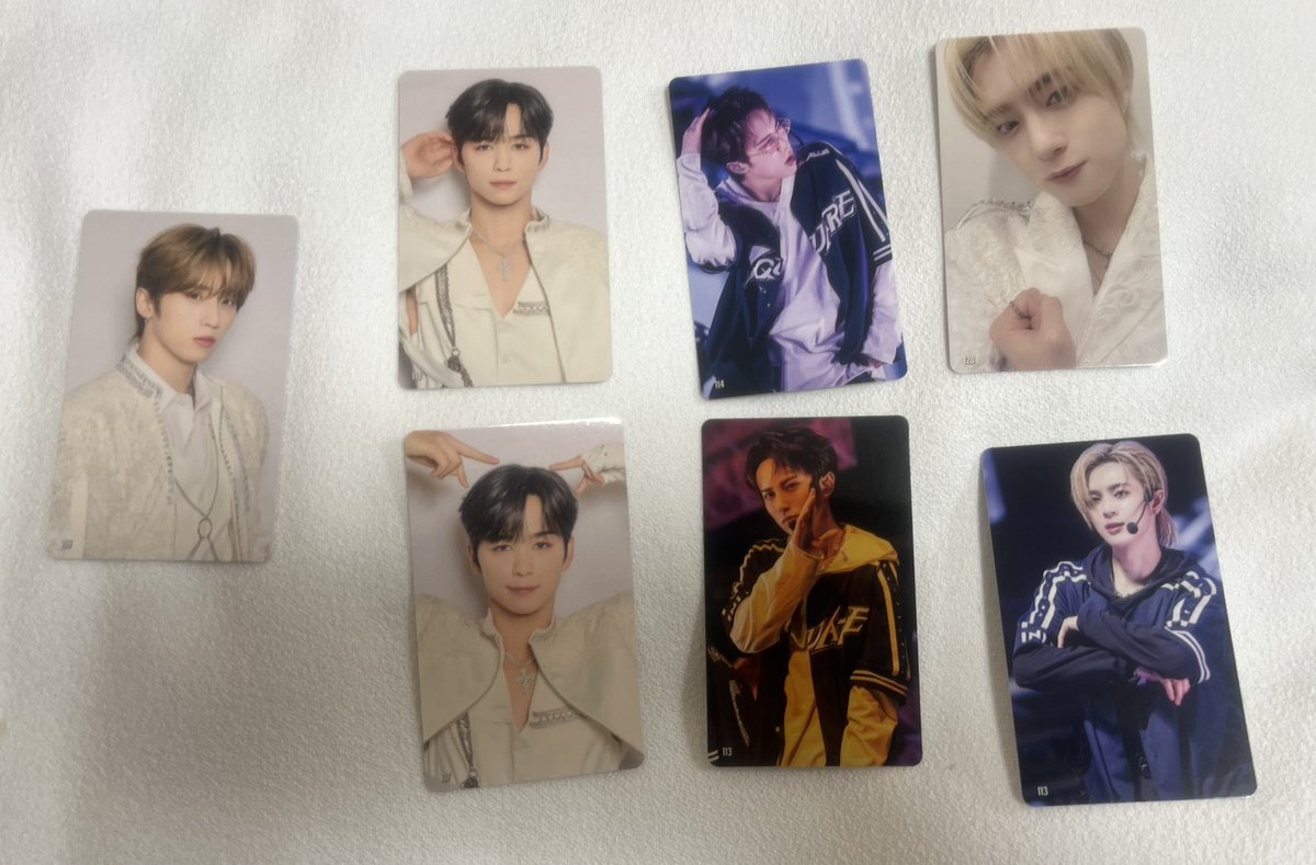 INI XQUARE MASTERPIECE
缶バ、トレカ 交換

譲 許 118
    尾崎113、114
    後藤117、118
    佐野113、120

求 同種 木村柾哉

ナゴド全日程いますので、手渡し交換希望になります！
お気軽にお声かけ下さい🌿

 #INI交換   #INI_XQUARE_交換
#INI_XQUARE_MASTERPIECE交換