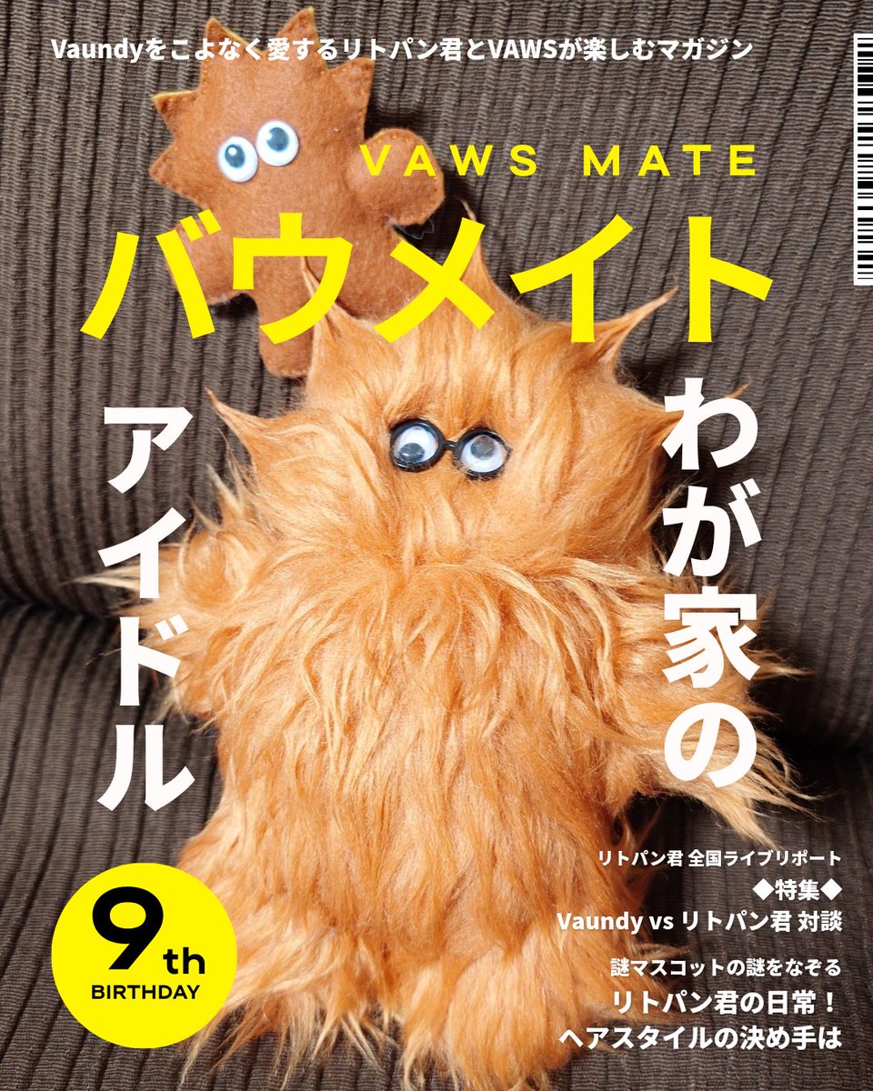以前パンダの写真集が人気を博したように、VAWSがライブや日常と共に
