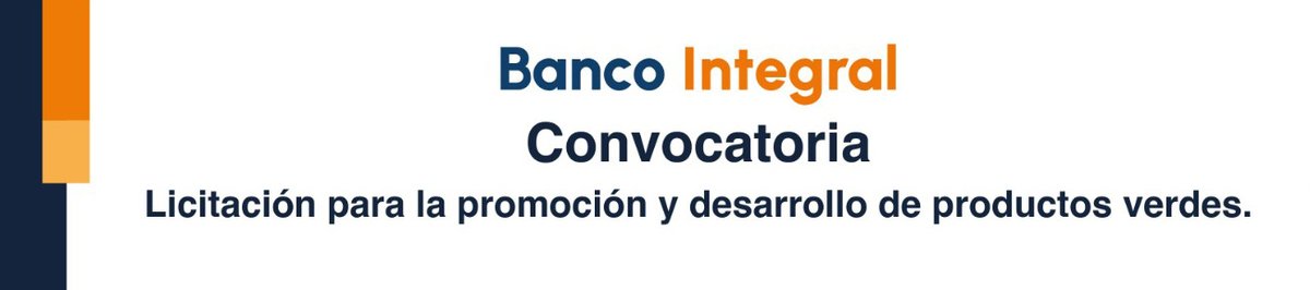 📣 #Licitación Banco Integral I 📍El Salvador

🎯 Consultoría para la promoción y desarrollo de productos verdes

📅 Ofertas hasta 22.09.25

ℹ️ bit.ly/46hLV8e