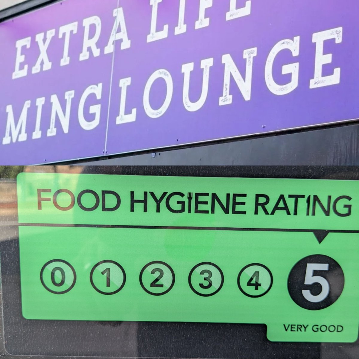 Extra Life Gaming Lounge (@extralifegaming) on Twitter photo Big news! ๐ Extra Life Gaming Lounge has been awarded the TOP 5โญ hygiene rating by the Food Standards Agency! ๐น๏ธ๐
That means our hygiene & food handling are rated Very Good โ game & eat with confidence! ๐
#HygieneRating #ExtraLifeGaming Big news! ๐ Extra Life Gaming Lounge has been awarded the TOP 5โญ hygiene rating by the Food Standards Agency! ๐น๏ธ๐
That means our hygiene & food handling are rated Very Good โ game & eat with confidence! ๐
#HygieneRating #ExtraLifeGaming