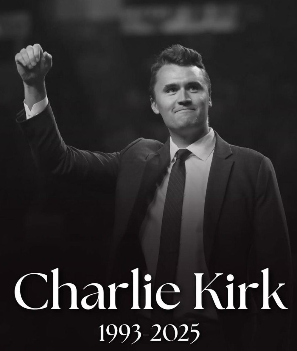 Gracias <a href="/charliekirk11/">Charlie Kirk</a> por ser inspiración de millones de personas en todo el mundo. Que Dios te reciba en sus brazos y consuele a tu familia y amigos.