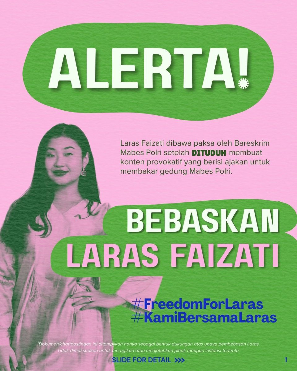 FachrulNW's tweet photo. #FreedomForLaras https://t.co/dIXdZscbJD