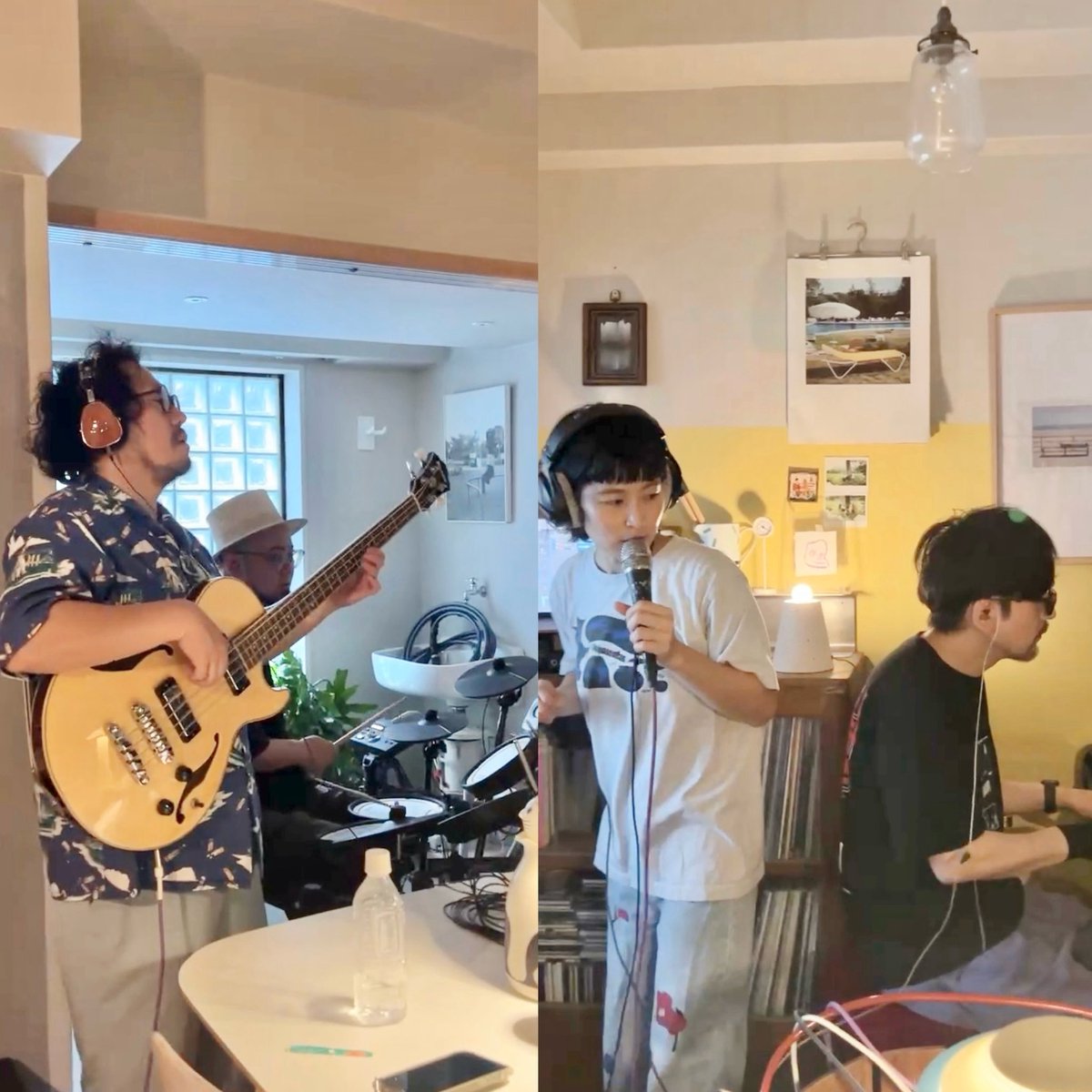本日はYeYeの曲のプリプロでした！
それ以外にもいろんなことをしました⭐️

なんか久しぶりに4人で音楽以外のことするのもやはり楽しいですね👨🏻👨🏻👩🏻👨🏻

またツアーに行きたいな、と思いつつ、右手を早く治さないと💦と思いました。（また日記風になった）