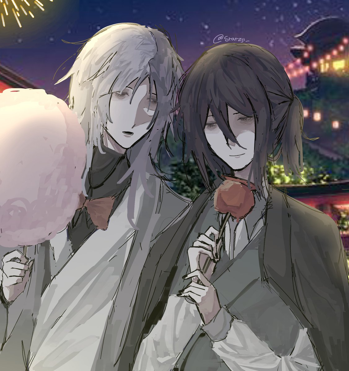 Starzji_'s tweet image. #bsdshipweek2025
Day 4 — Festival

i refuse to draw backgrounds

#fyosig #fyodorbsd #fyodordostoevsky #sigmabsd #BSD #bsdtwt