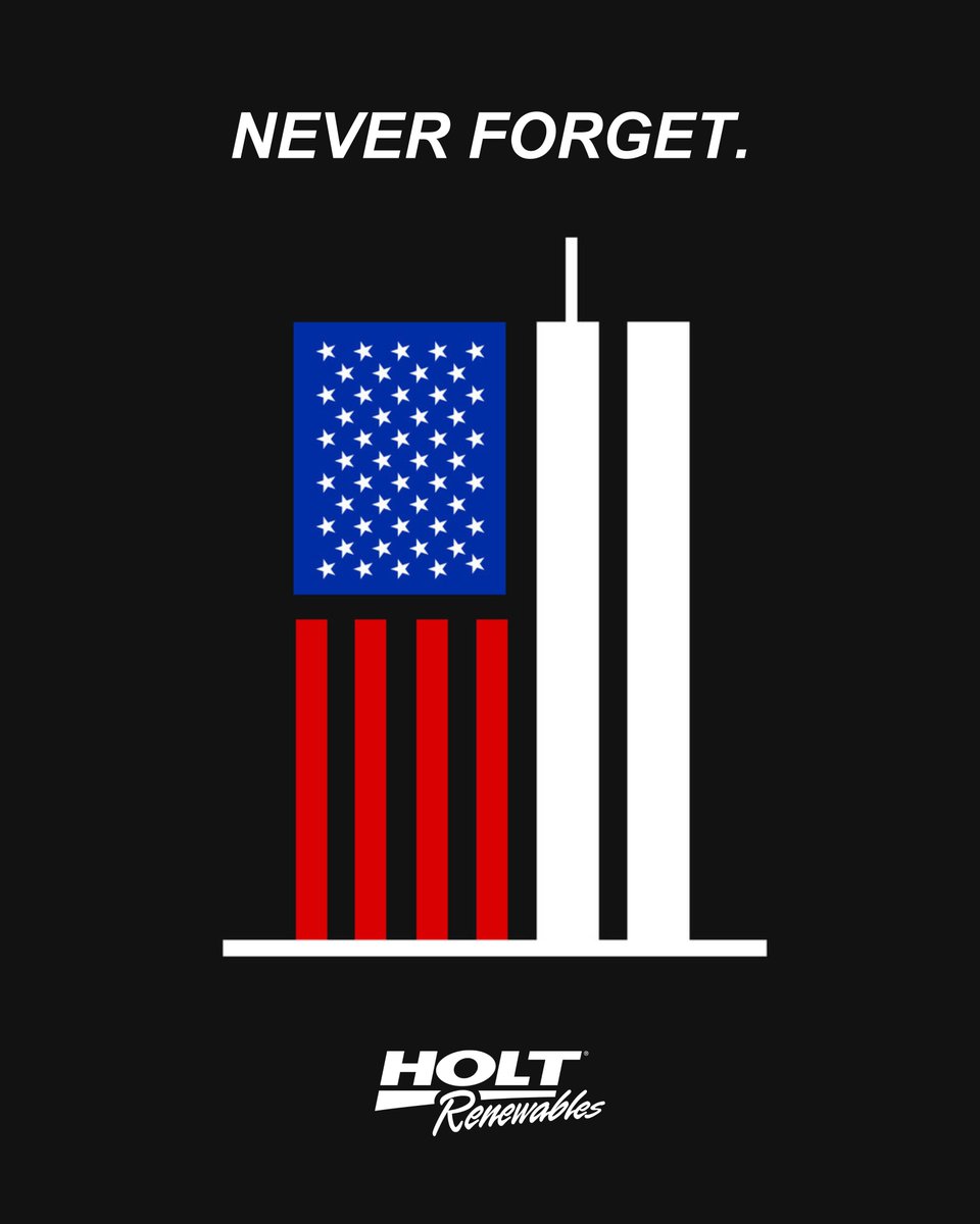 HOLT Renewables (@holtrenewables) on Twitter photo On 9/11, we remember the lives lost, the heroes who stepped forward, and the strength of our nation. 
 
#PatriotDay #HOLTRenewables On 9/11, we remember the lives lost, the heroes who stepped forward, and the strength of our nation. 
 
#PatriotDay #HOLTRenewables