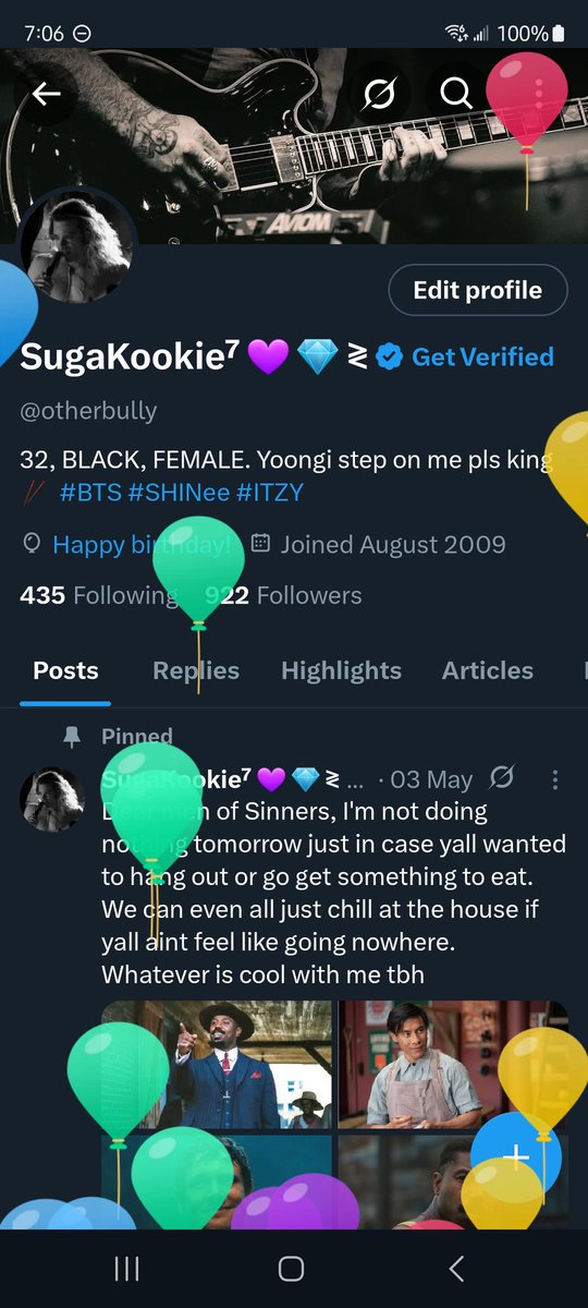 I got the balloons!!!!