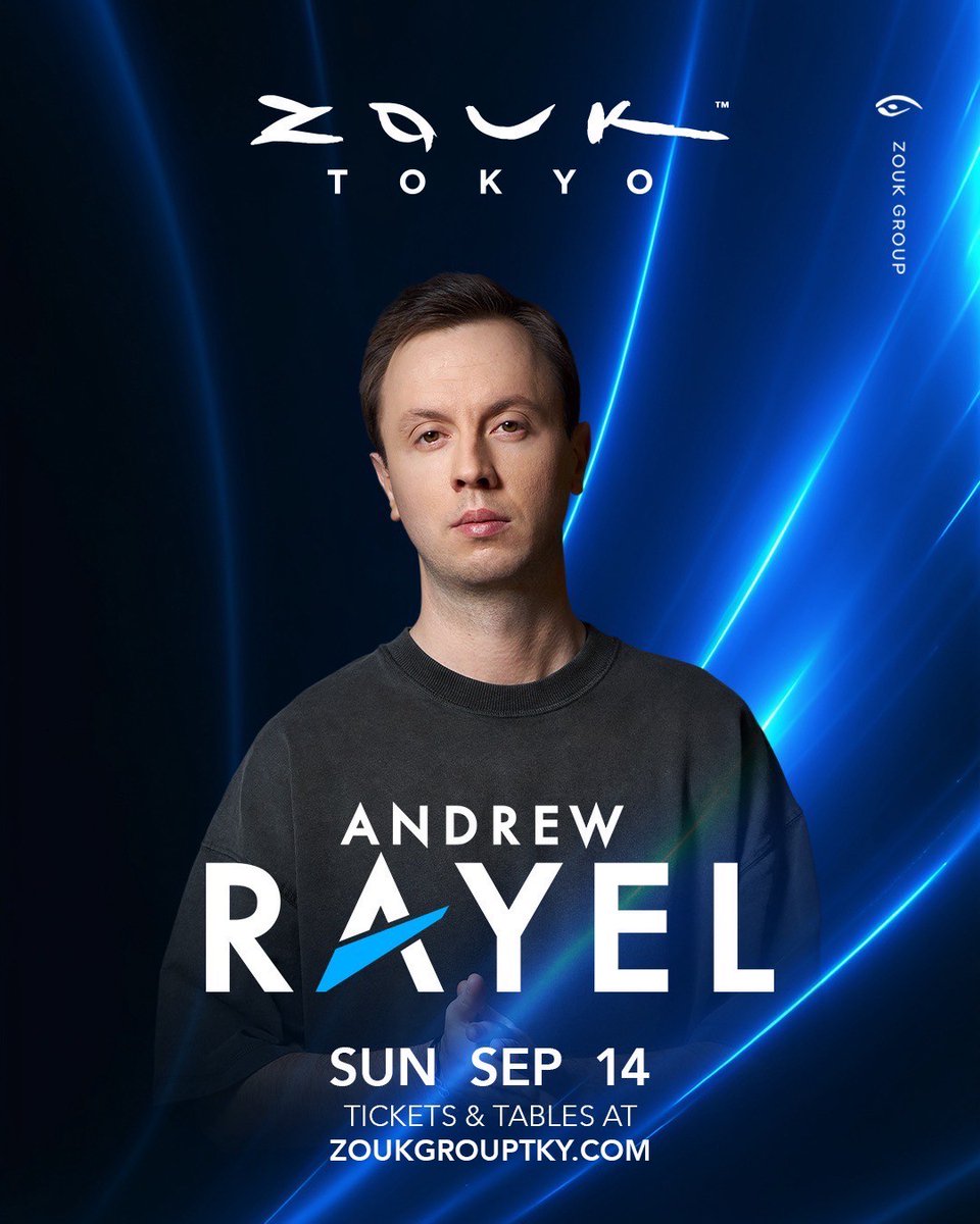 ekkun2's tweet image. 9/14(祝前) #ZOUKTOKYO
#ANDREWRAYEL 来日公演！！
ZOUK TOKYOでぜひ世界基準のPARTYの体感を!!
GUEST希望の方はDM or リプライ
お待ちしてます!!

#ズーク #ズークトウキョウ #銀座 #新橋 #コリドー街