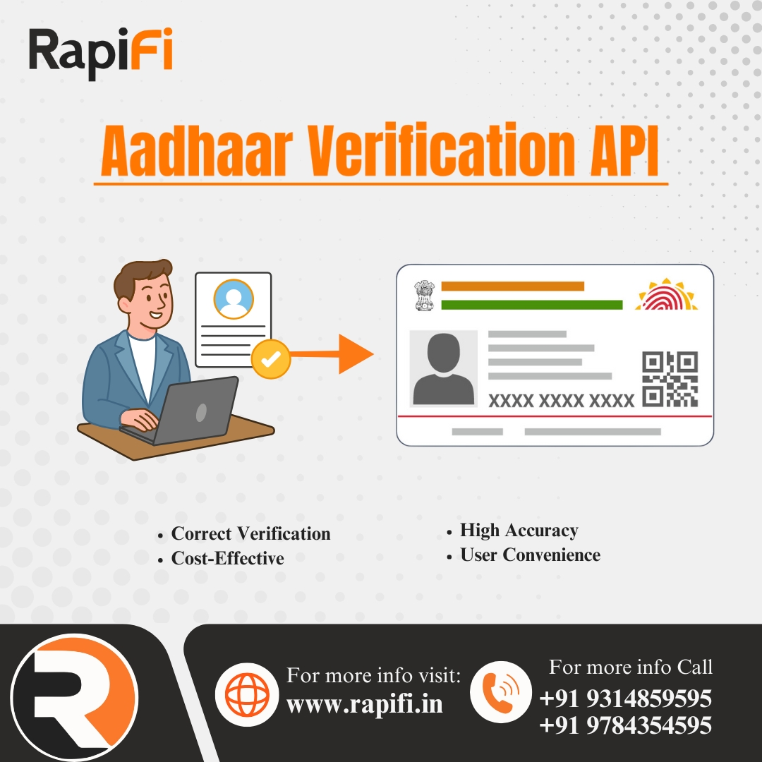 RapifiS84489's tweet image. Make Aadhaar verification fast, secure &amp;amp; accurate with Rapifi’s Aadhaar Verification API. 🚀

#AadhaarVerification #AadhaarAPI #KYC #DigitalIndia #Rapifi #UIDAI #Fintech #VerificationAPI #IndiaTech