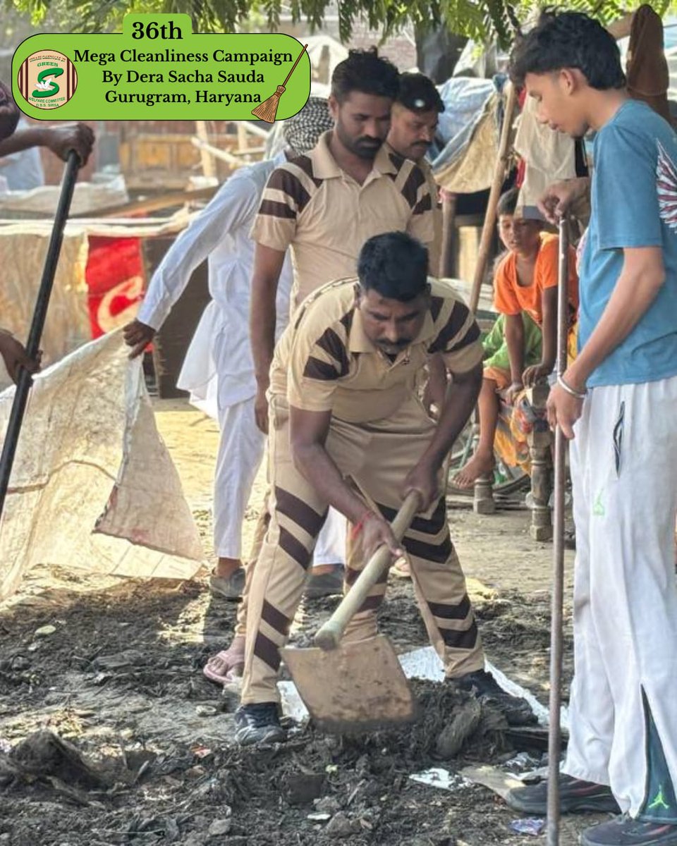 Parvind06729481's tweet photo. Dera Sacha Sauda followers' unique contribution to Gurugram - see Before &amp; After Change.
Saint Dr MSG Insan source of inspiration 
Let's join this historical campaign and make the dream of clean India come true
#CleanGurugramWithDSS https://t.co/xnjwYOUsv0