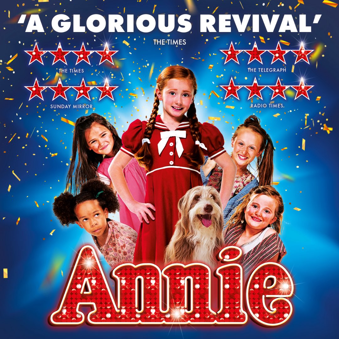 ANNIE IS BACK!🧡
Leapin’ lizards! We’re returning on a UK &amp; Ireland Tour in 2026, opening at New Wimbledon Theatre. 🧩

Tickets on sale for select venues from TOMORROW! ☀️
anniethemusicaltour.uk