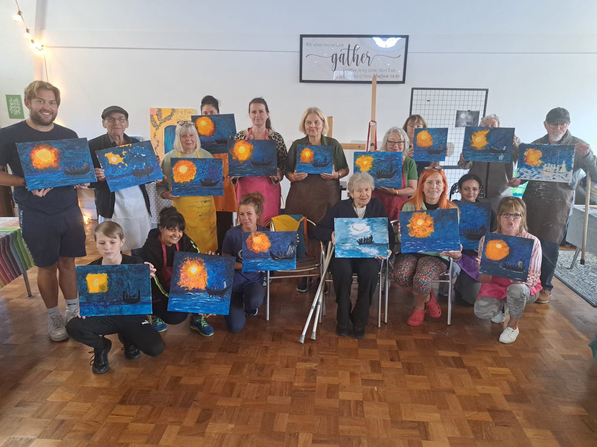 NorthSuttonCofM's tweet photo. Today, we thought about the disciples struggling in the boat in adverse wind, considered our own adversities & the difference it makes when Jesus is present! He doesn't just stay on the mountain, watching, He comes!
#freshexpression
@SouthwarkCofE
@ChurchArmy https://t.co/rHwCwHEldO