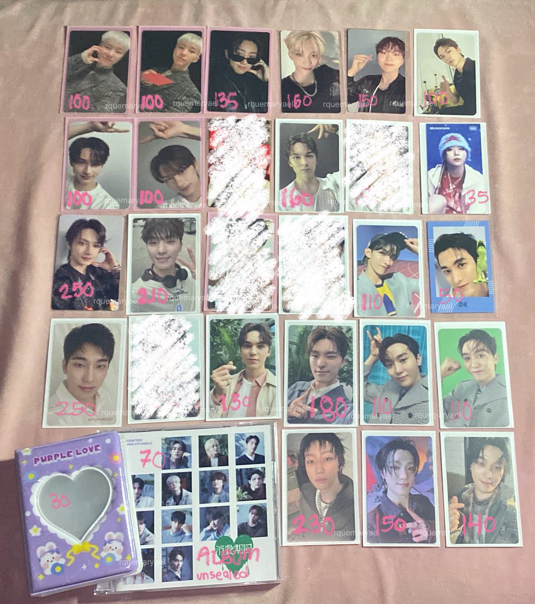 wts Ifb svt pc ph | pls help rt

seventeen assorted pcs

→ prices on pic | onhand &amp; ready to ship
→ payo / 1 week dop
→ good condi, x sensi, will send photo and video proof
→ MOD: J&amp;T (📍 Pampanga)

dm/reply to mine