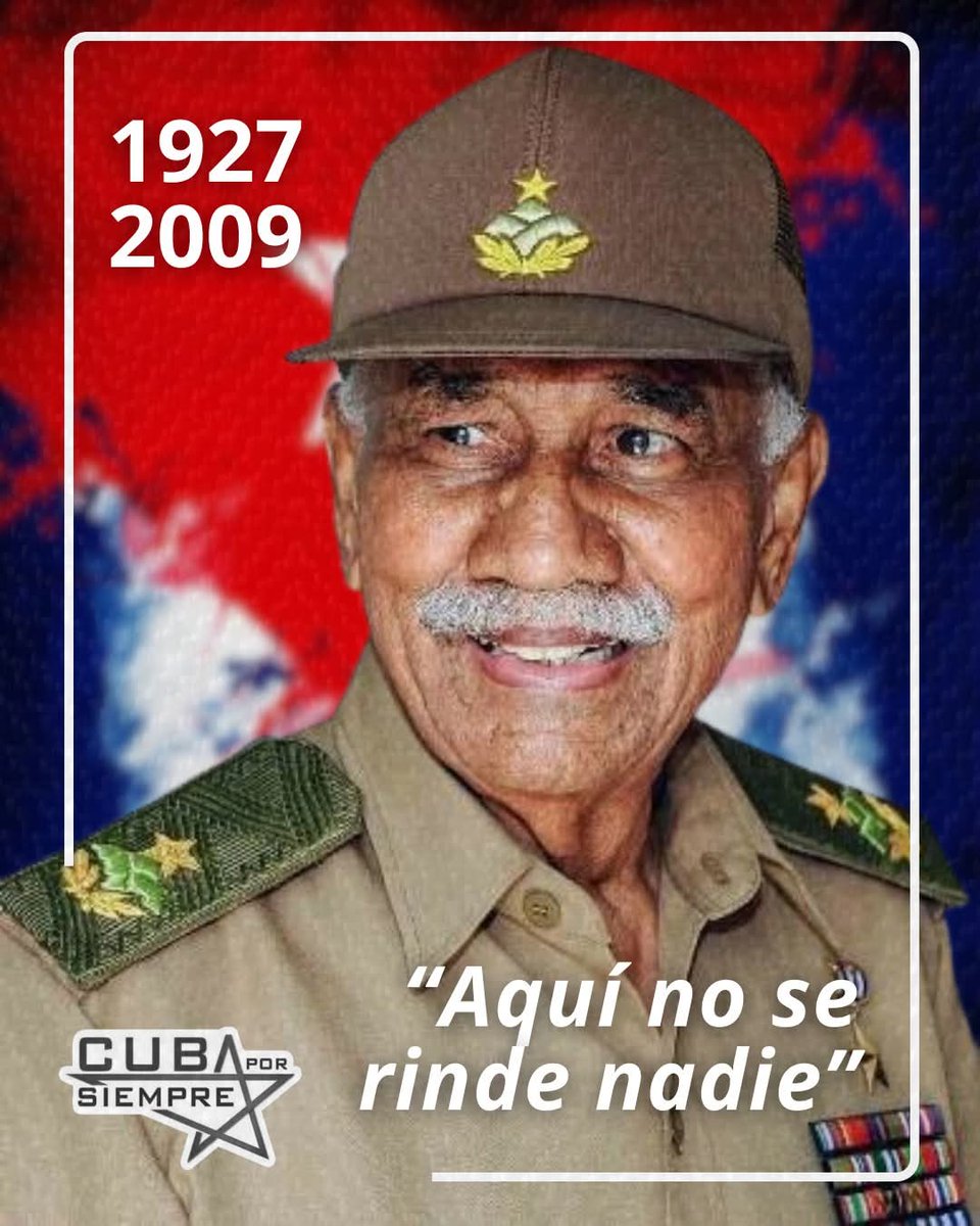 Siempre recordamos al Comandante de la Revolución Juan Almeida Bosque, su firmeza, valentía y lealtad a la Revolución. ¡Que gran combatiente, músico, compositor!
#UnidosXCuba