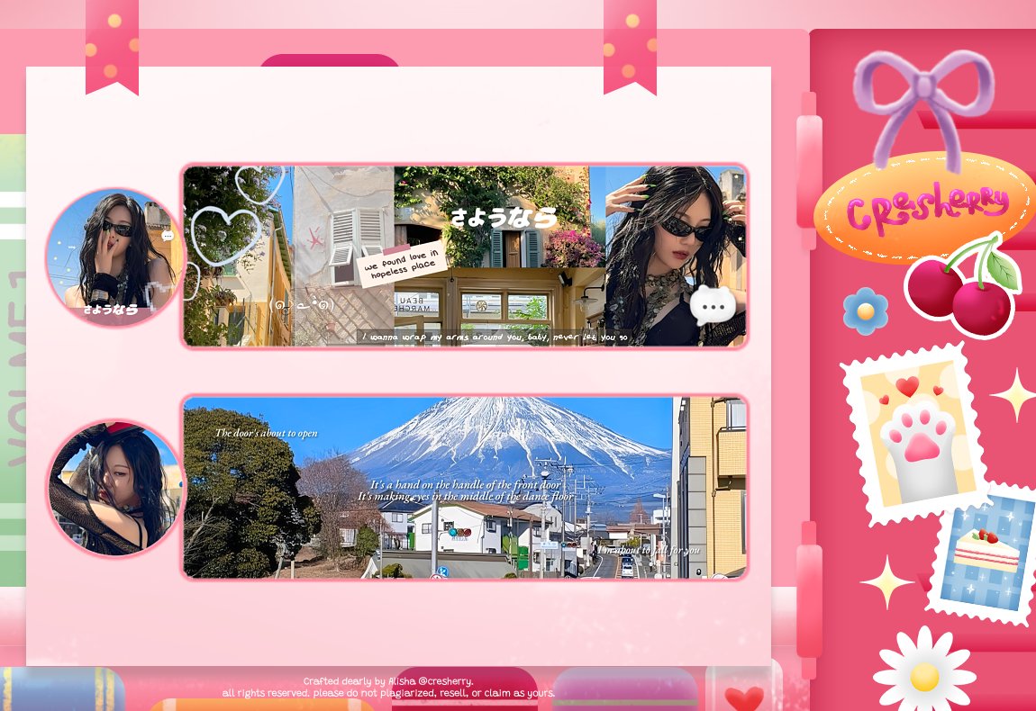 cresherry's tweet image. a repost will be appreciated 🌟🍀

HAI! aku punya rs bundle aespa yang bisa temen-temen take via DM, sebut nama charanya aja ya &amp;gt;__&amp;lt;🩷 info lengkapnya ada di ALT. makaci banyaaaak ya #zonauang