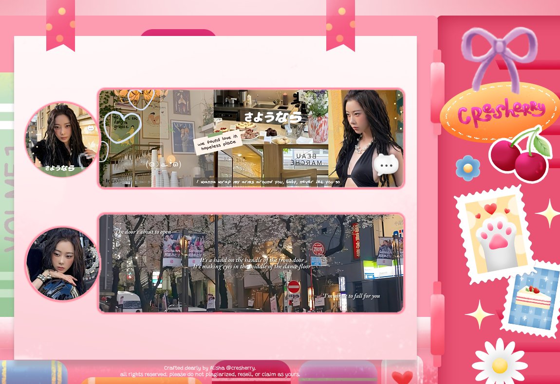 cresherry's tweet image. a repost will be appreciated 🌟🍀

HAI! aku punya rs bundle aespa yang bisa temen-temen take via DM, sebut nama charanya aja ya &amp;gt;__&amp;lt;🩷 info lengkapnya ada di ALT. makaci banyaaaak ya #zonauang