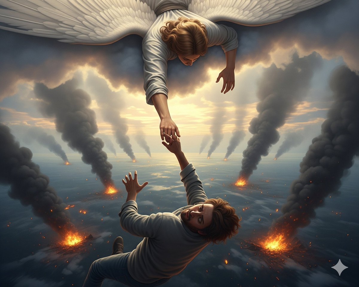 Мы лишь гости в мире этом, привыкая к жизни в нём, мы становимся слепыми и  глупыми, как и обитатели в нём. Но путь обитателей этого мира и наш, это разные пути, как и разными являются наши миры. Наши мысли и их чувства тесно сплетены, поэтому заканчивается трагедией расставания,