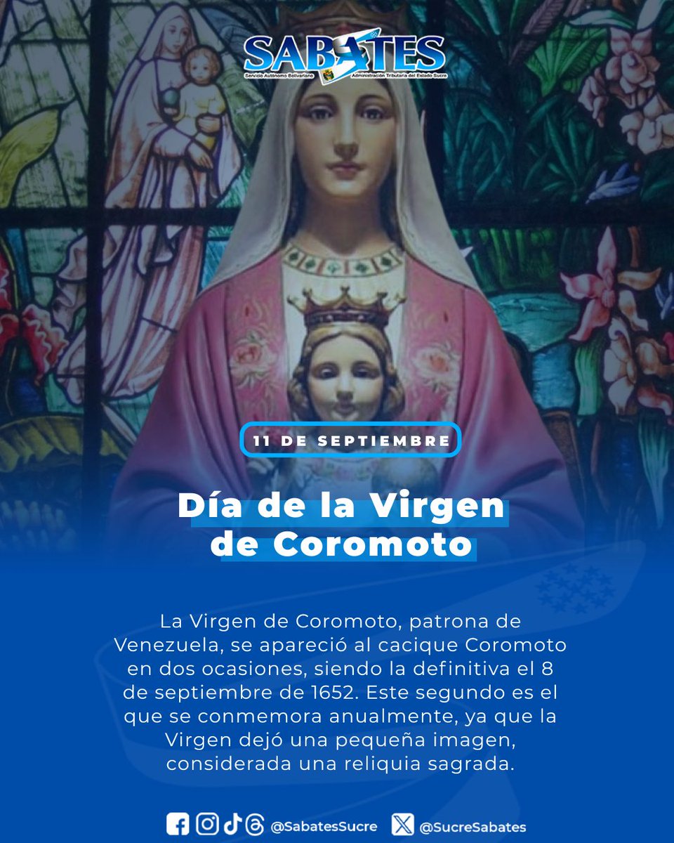 #Efemérides | La devoción a la Virgen de Coromoto se celebra en Venezuela con fervor y solemnidad, especialmente en la ciudad de Guanare.